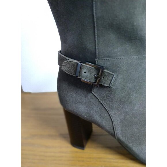 Bandolino Bilya Womens Medium Green Suede Knee-High Boots Size 10M With Buckle D - Picture 4 of 11